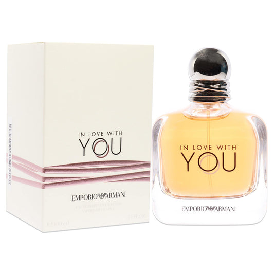 Giorgio Armani Emporio Armani In Love With You for Women Eau De Parfum Spray Size: 3.4 FL OZ / 100ml